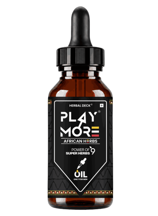 Play More African Herbs Power of 9 Men’s Performance & Vitality Oil